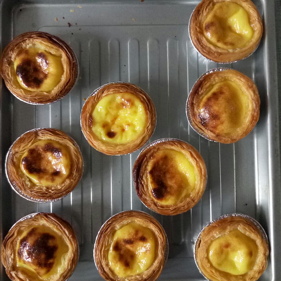 简易无奶油版蛋挞，超级简单好吃哦！