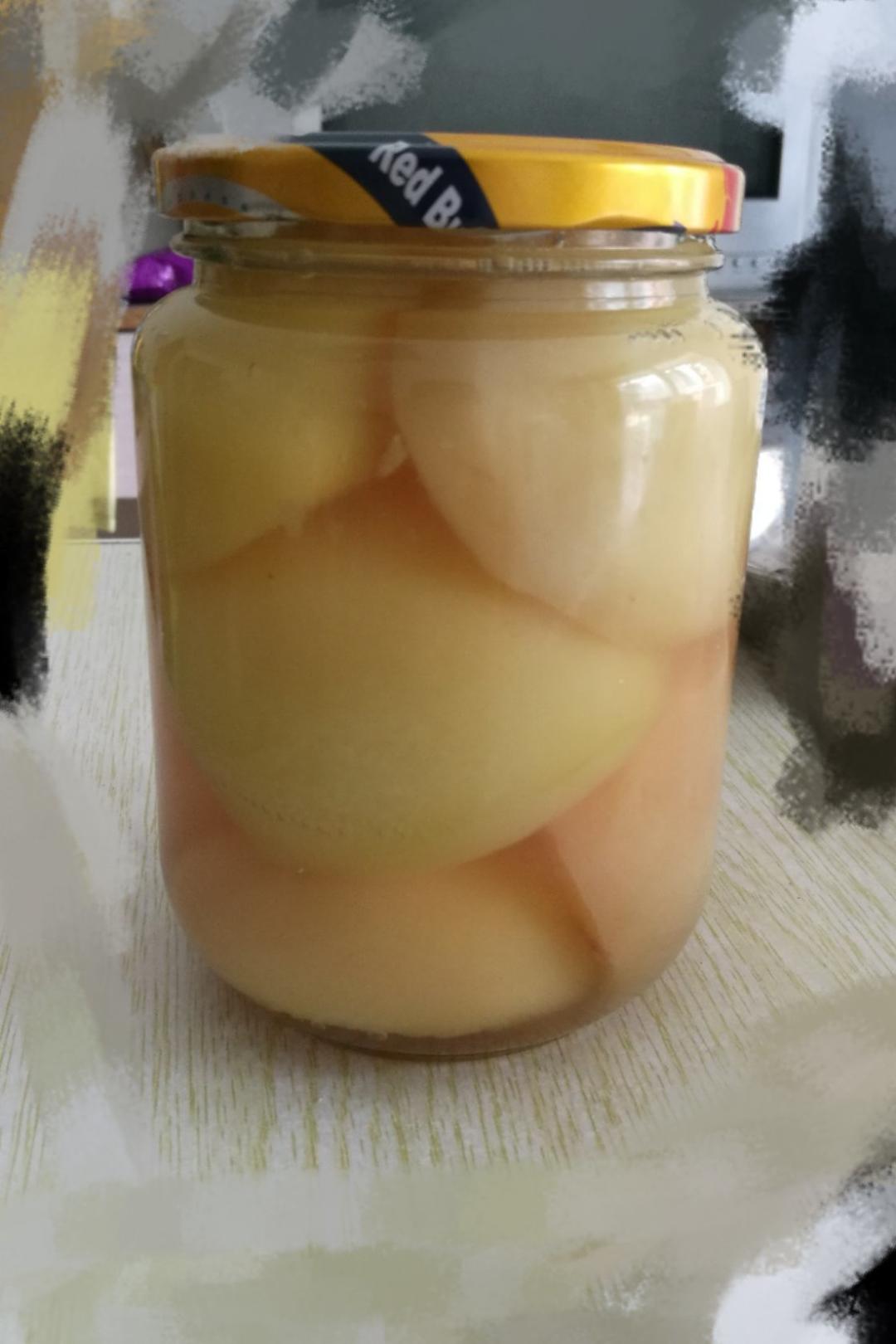 黄桃罐头（怎样做出超市买的那样漂亮的整瓣桃子）