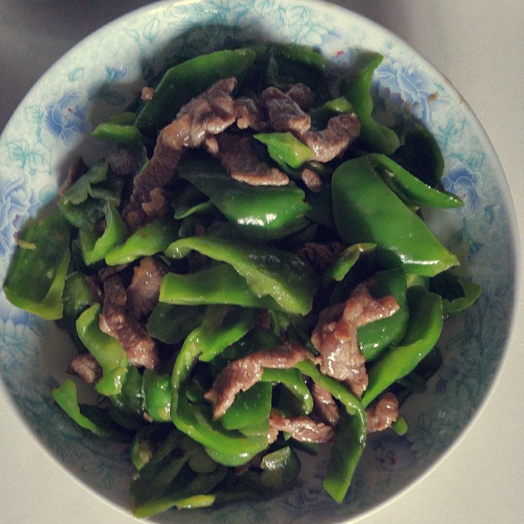 青椒炒牛肉
