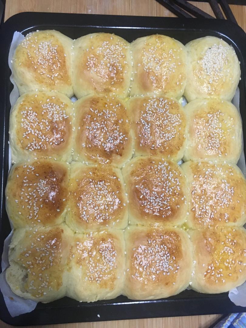 超级柔软拉丝的蜂蜜小餐包