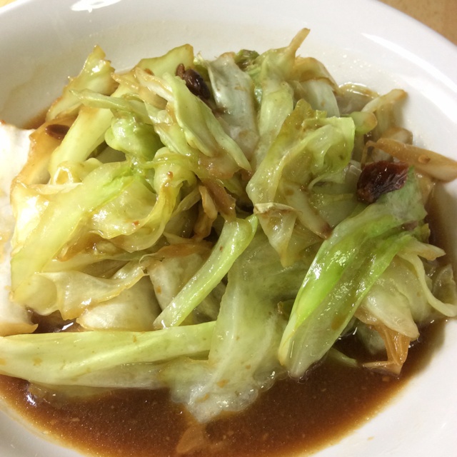 炝炒圆白菜（大头菜）