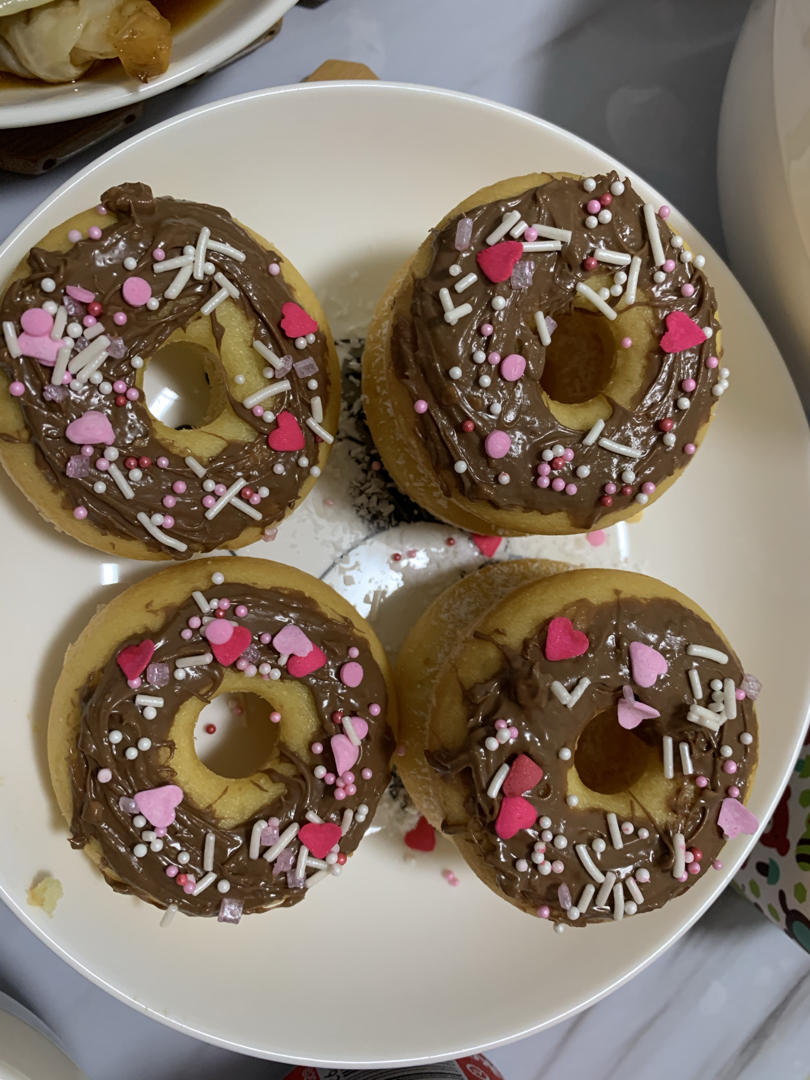 非油炸，烤箱版甜甜圈