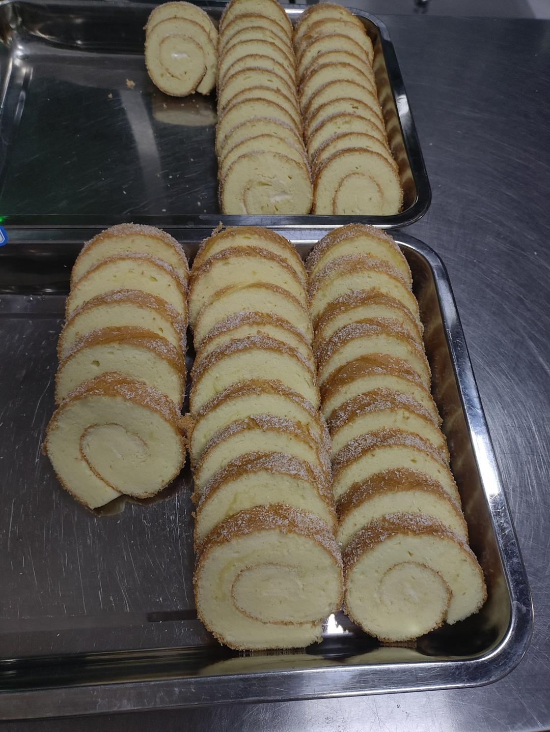 椰香蓝莓香妃蛋糕