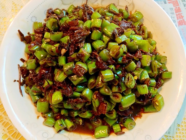 梅干菜四季豆