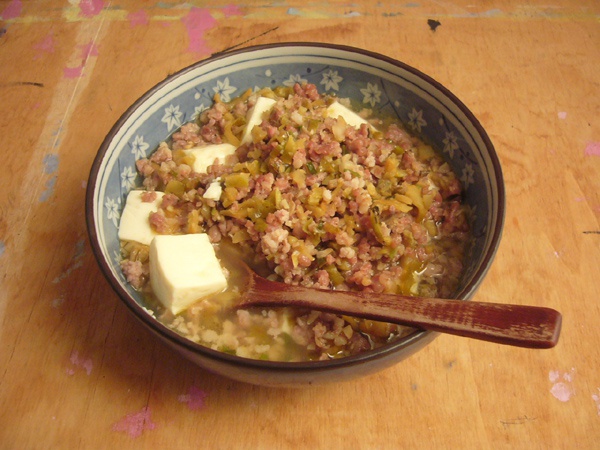 肉末蒸豆腐
