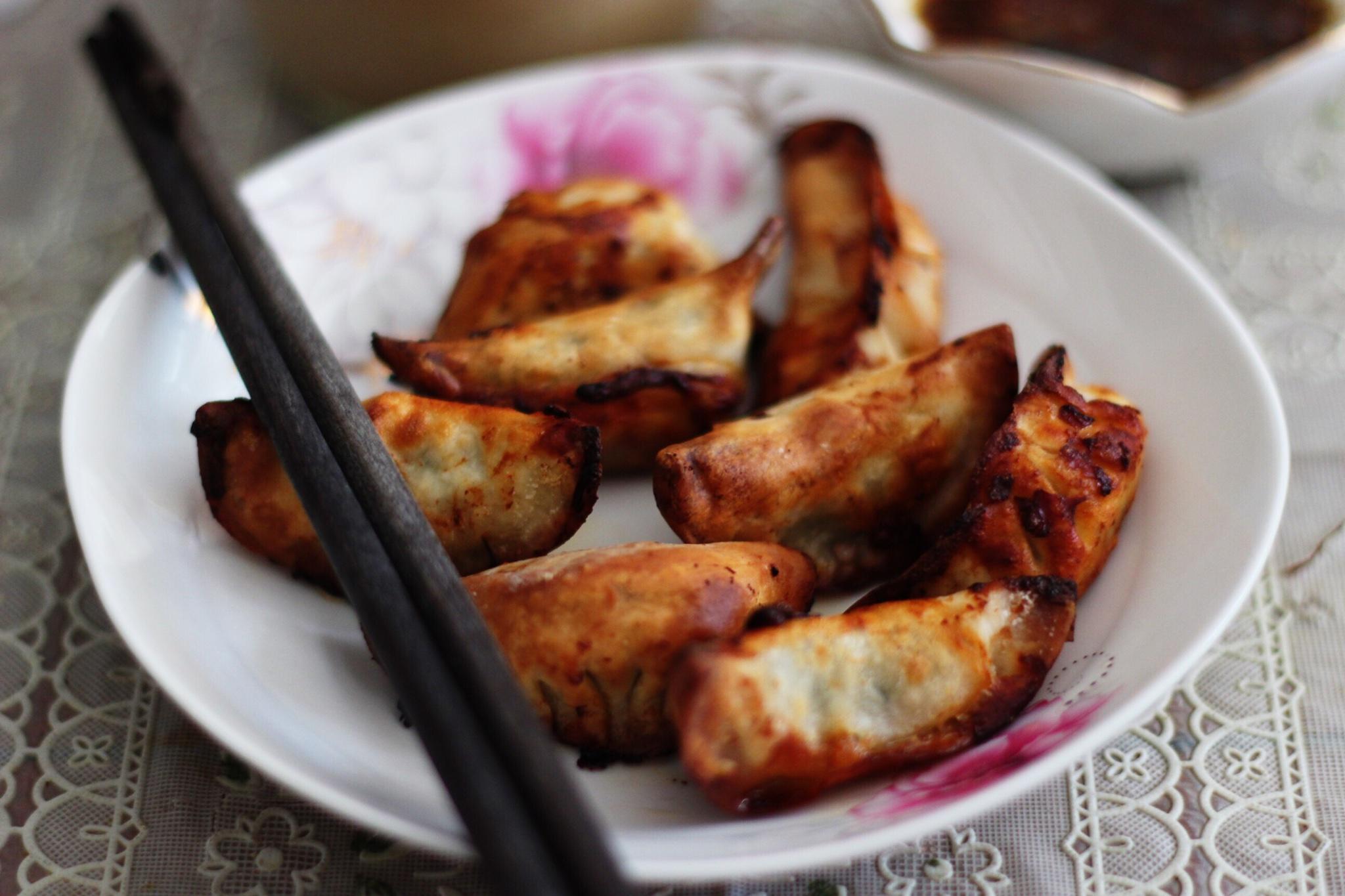 空气炸锅（煎饺）的做法