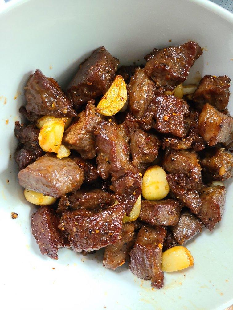 黑蒜子牛肉粒-津门秘方-家庭制作详细版