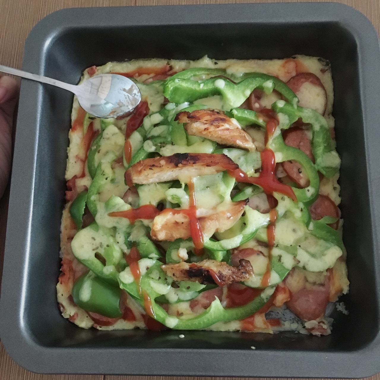 土豆泥饼底披萨