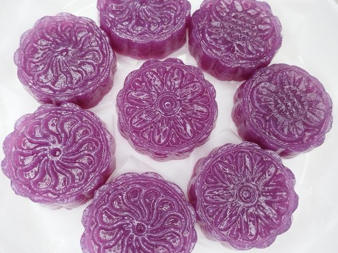 紫薯西米饼的做法