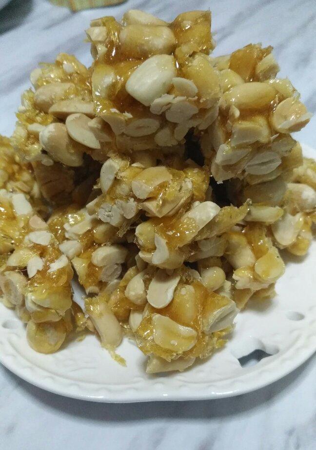 无水无油香脆花生糖