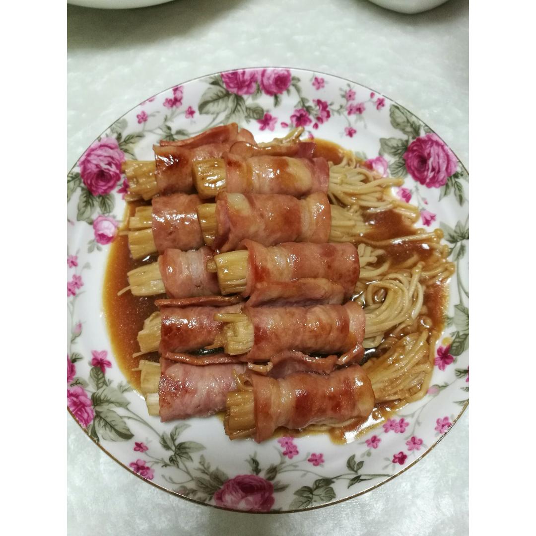 金针菇培根卷