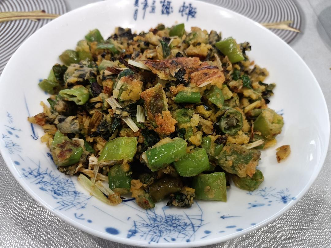 河南小吃——面炕青椒