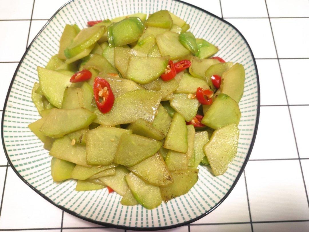 炝炒佛手瓜