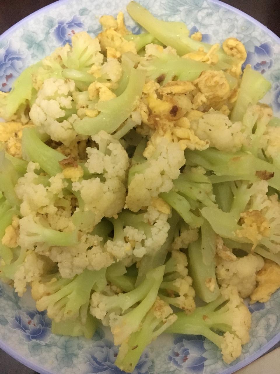[补血菜谱]花菜炒蛋