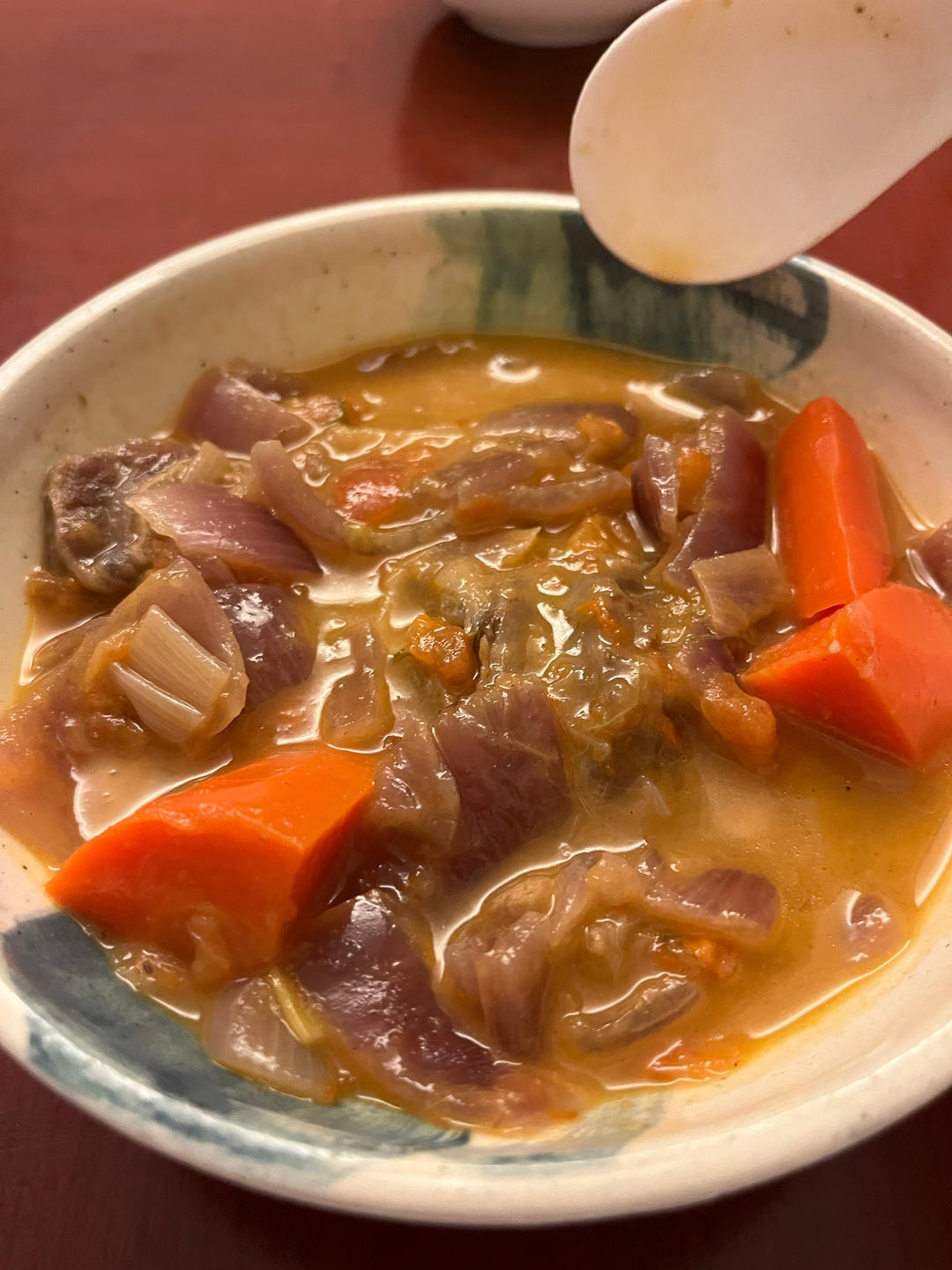 番茄牛尾汤with土豆红萝卜