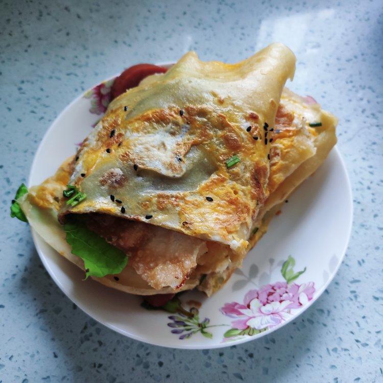 用电饼铛做美味煎饼果子