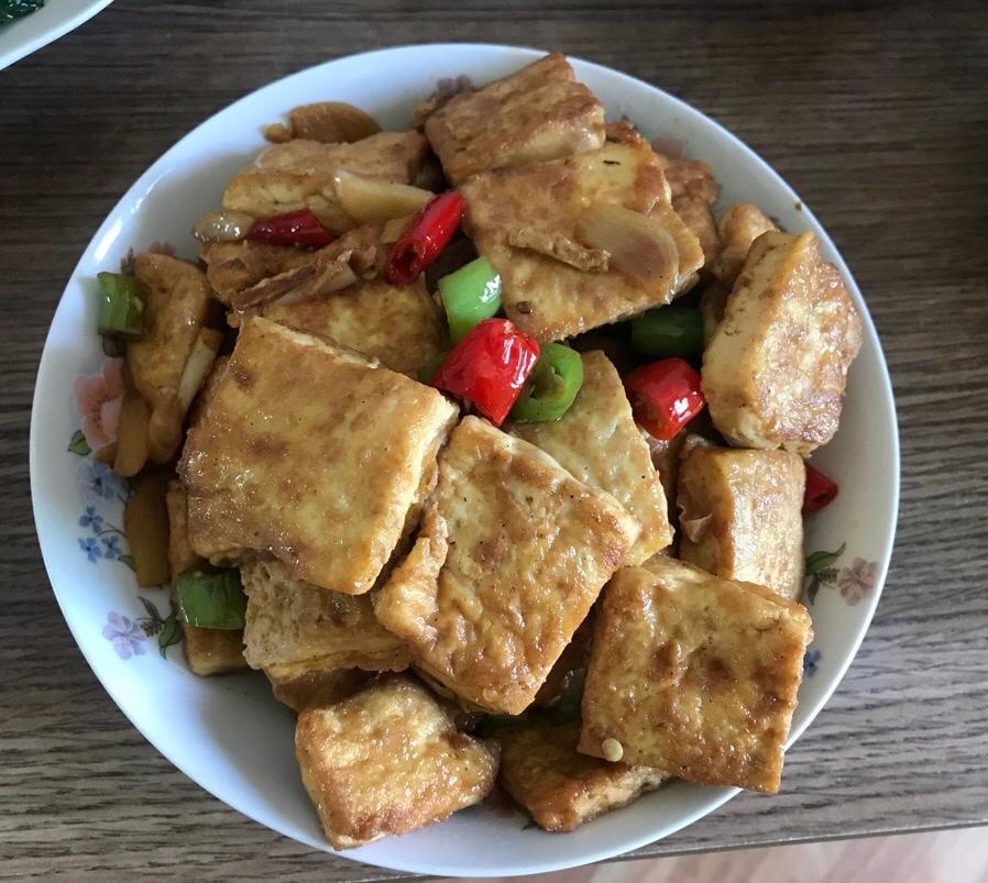 香煎豆腐（卤水豆腐）