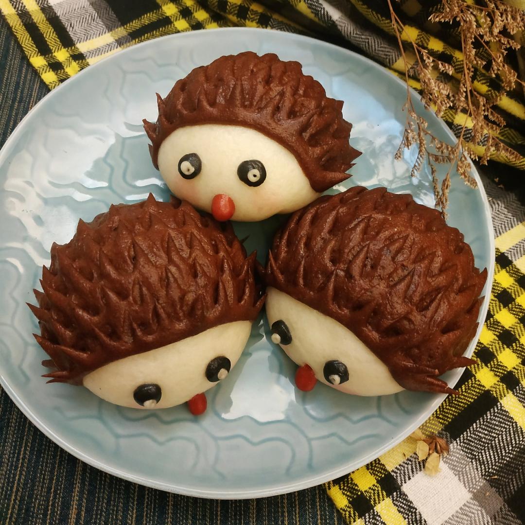 可爱造型包子的做法