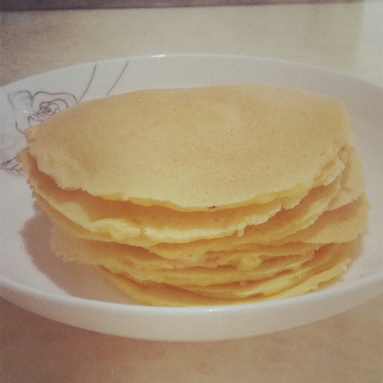 超级简单pancake【无黄油健康版】