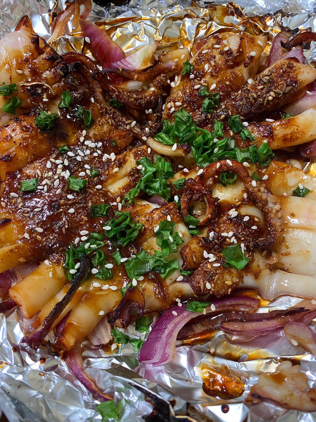 烤鱿鱼 空气炸锅版