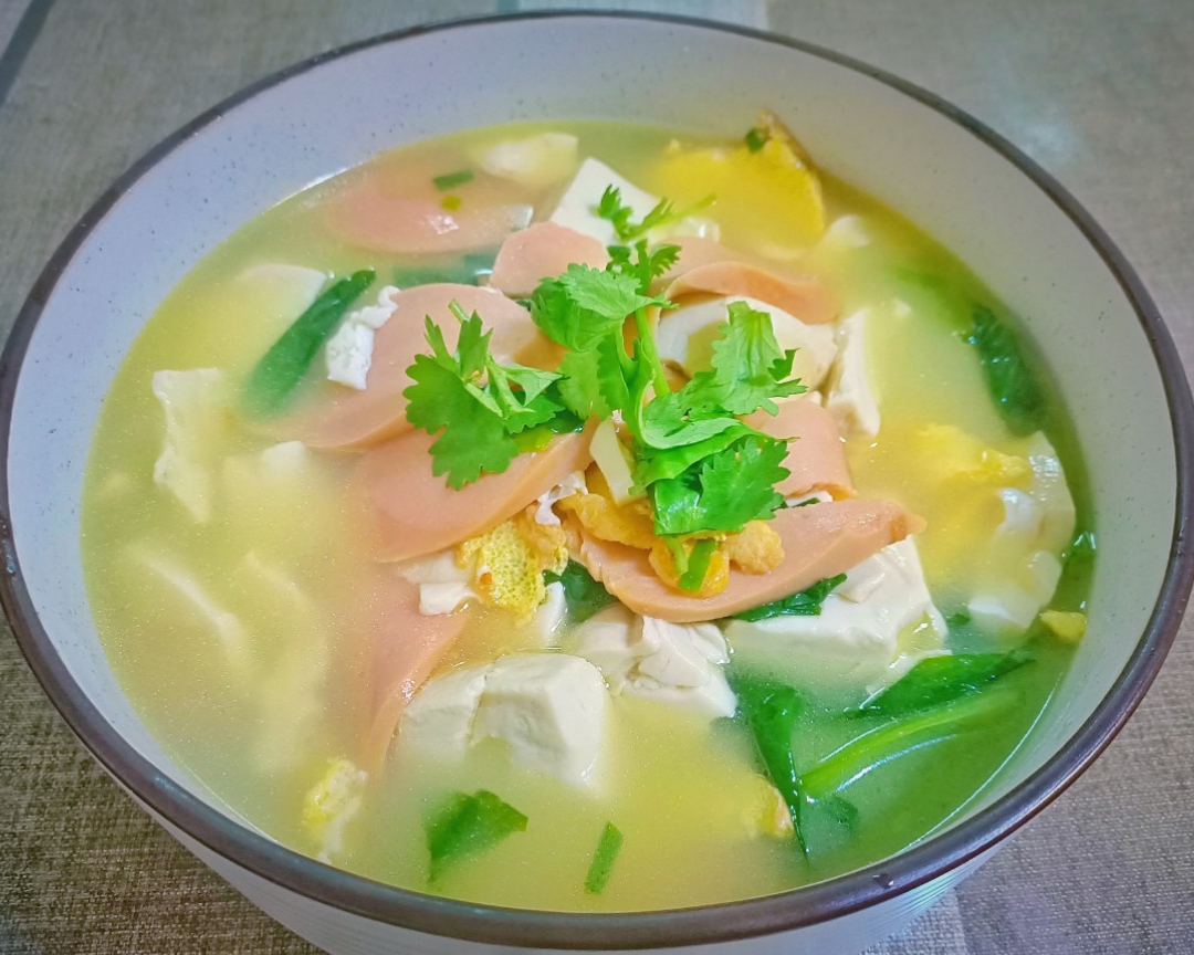 健康美味的三鲜汤的做法