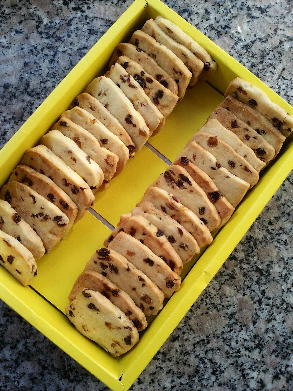 低糖少油版蔓越莓饼干