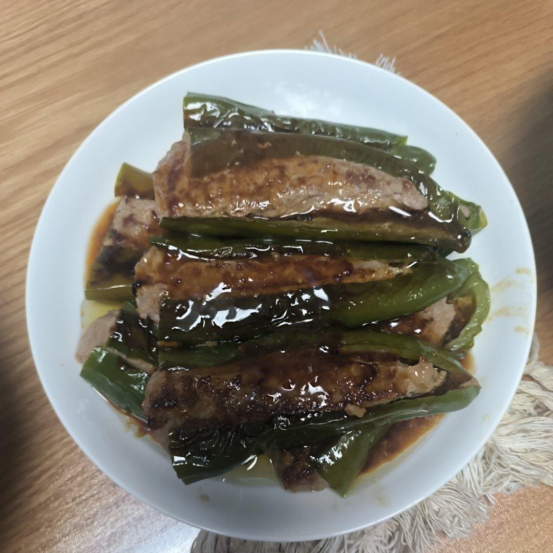 米饭杀手‼️虎皮青椒酿肉
