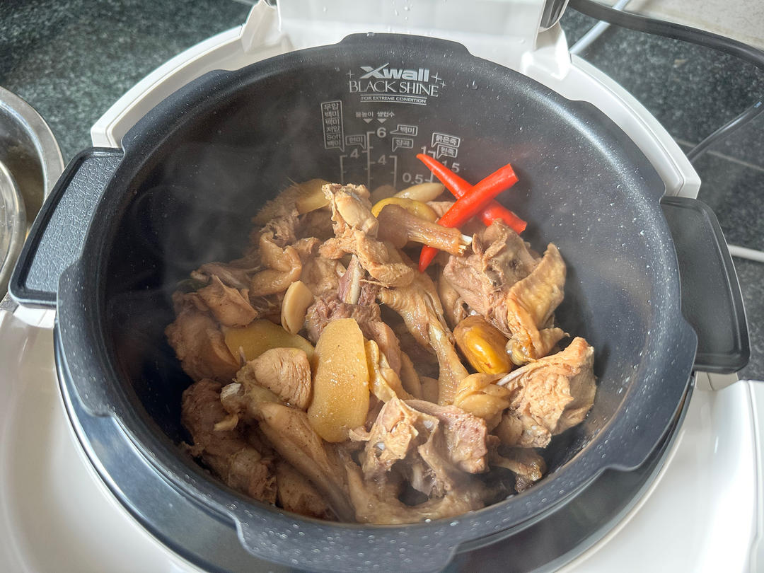 高压锅无水鸡简单做法