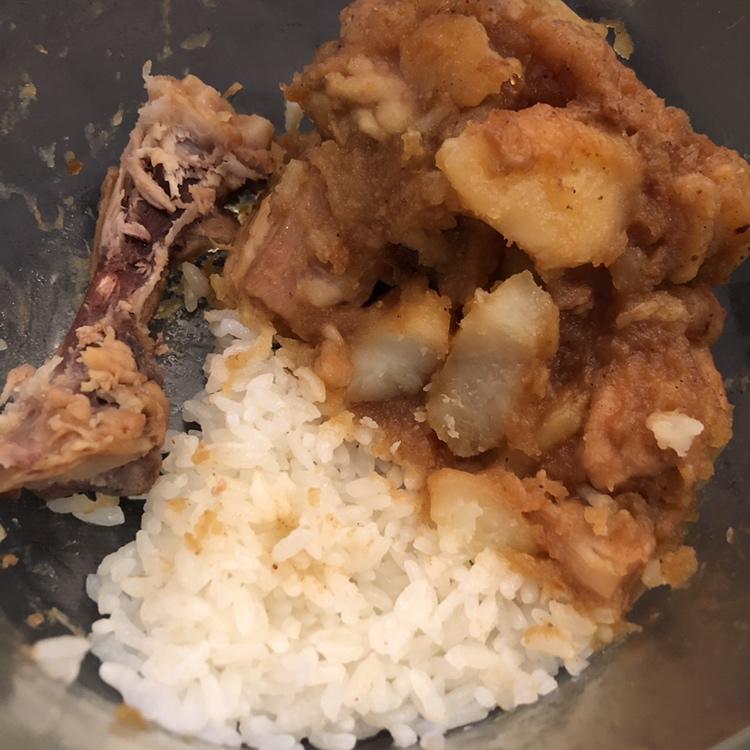 土豆焖鸡腿