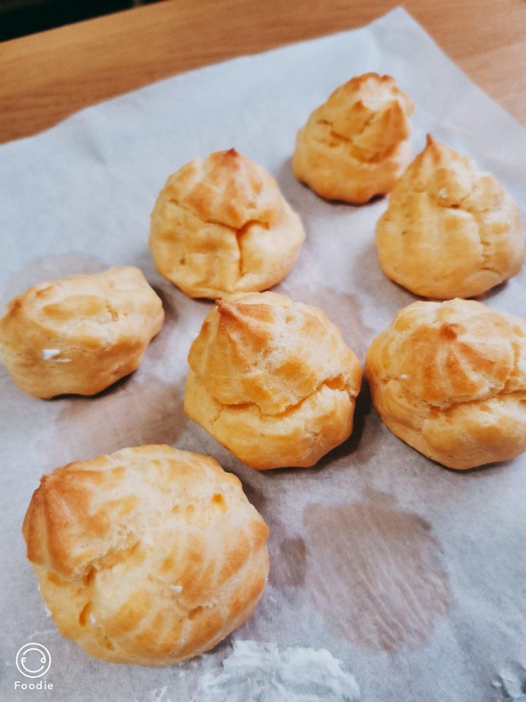 奶油小泡芙，容易做，成功率极高～