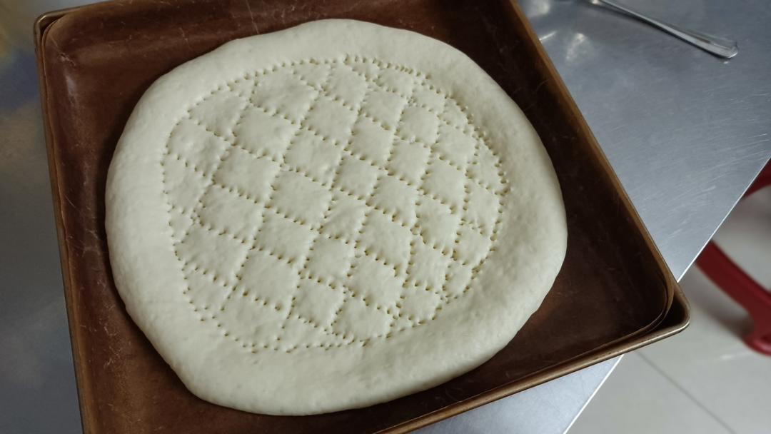 自制厚底披萨面饼