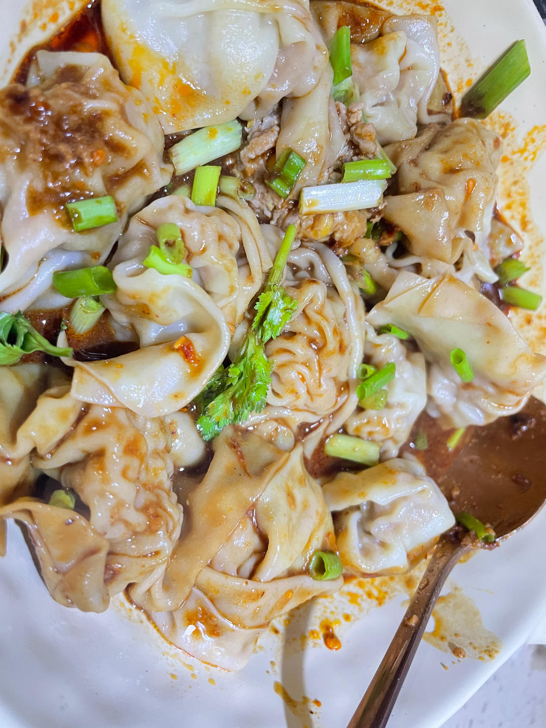 干拌馄饨-家庭版老麻抄手