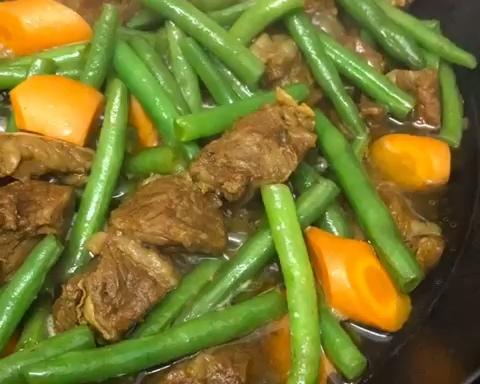 每天都要吃上一口 ,爱到骨子里97用料香喷喷的牛腩炖豆角的做法牛肉