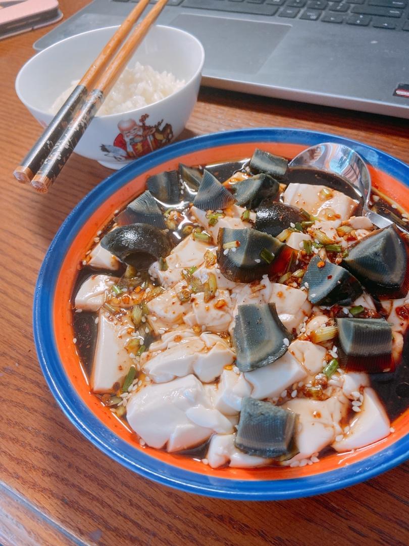 【最佳CP～】凉拌皮蛋豆腐✨