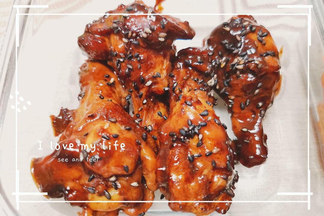 集照烧蜜汁红烧于一身的小鸡腿（鸡翅根）