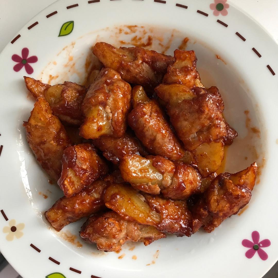 伪糖醋排骨（土豆里脊肉）