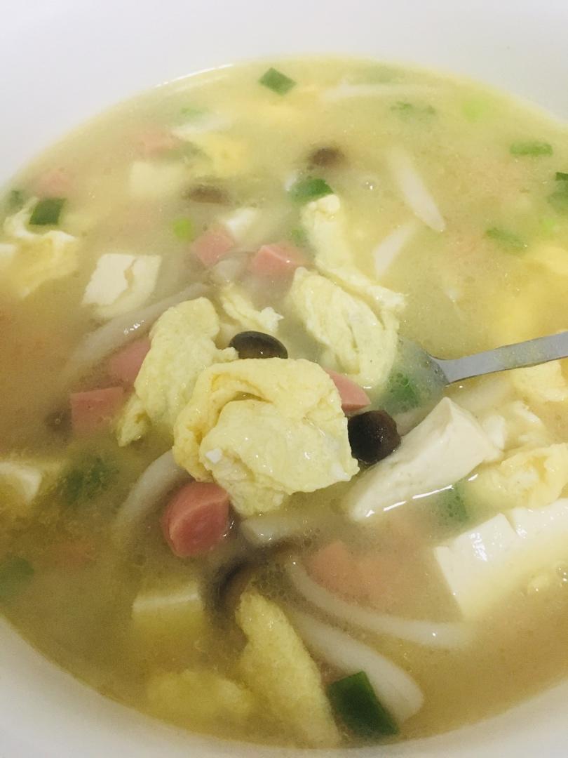 豆腐菌菇汤