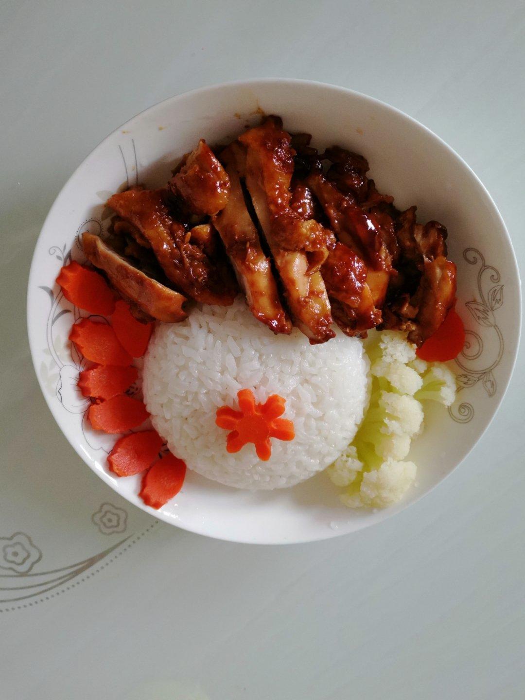 超美味的照烧鸡排饭