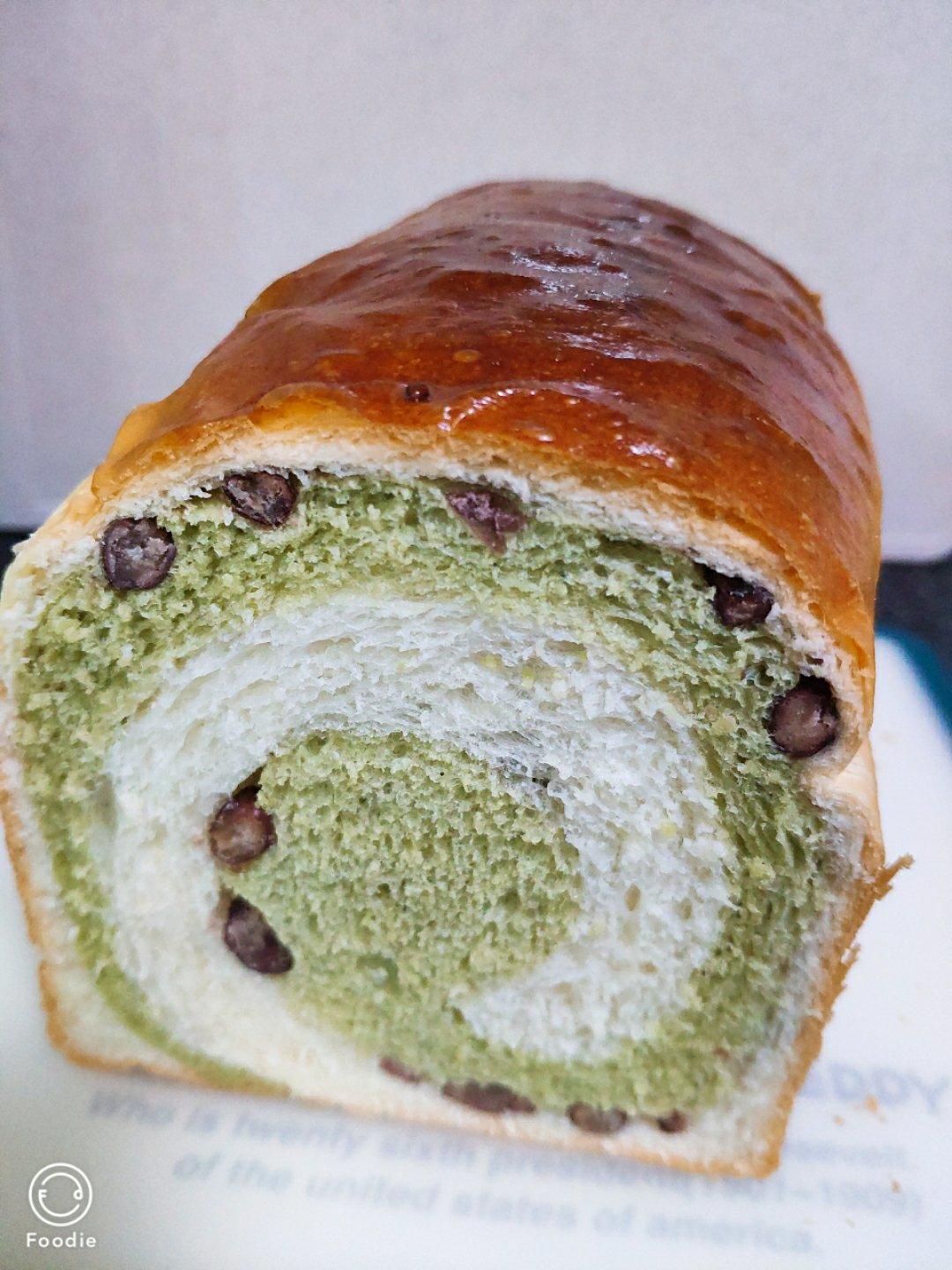 最正宗的日式抹茶红豆吐司