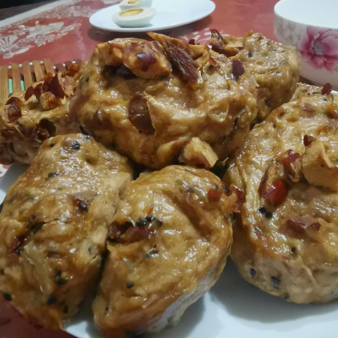 红糖开花馒头