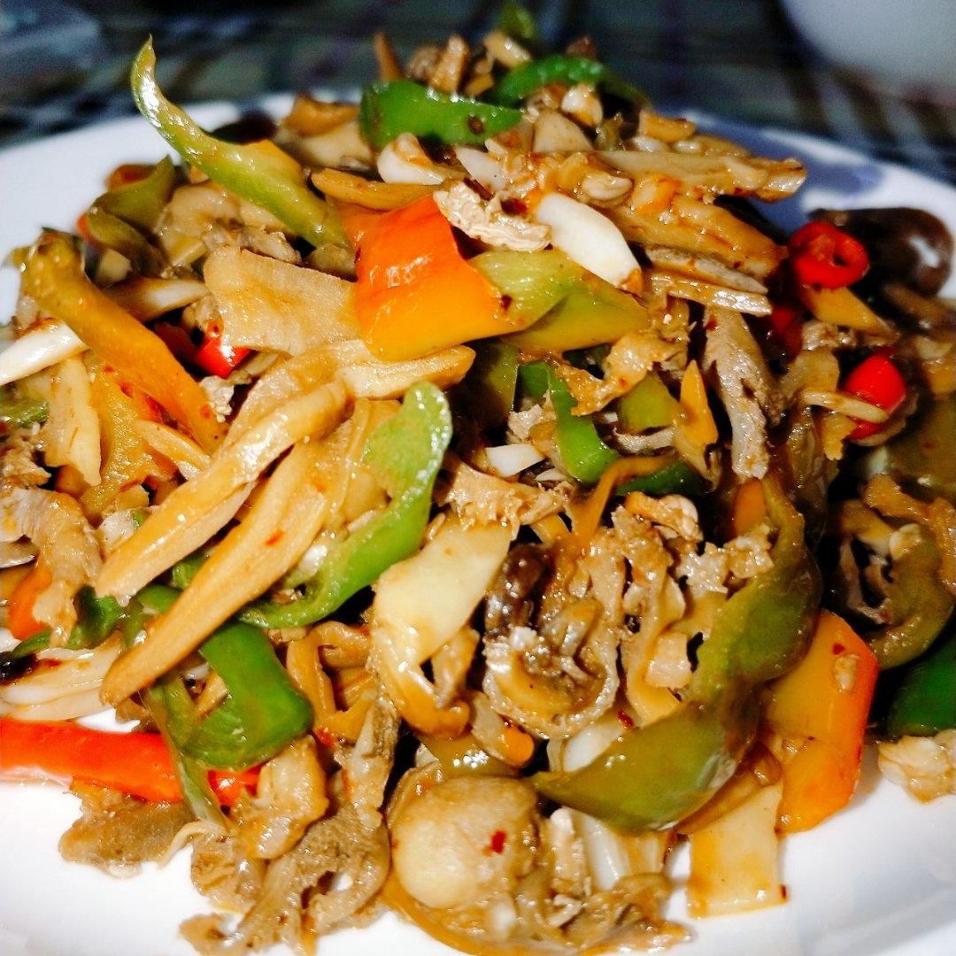 小炒河蚌肉
