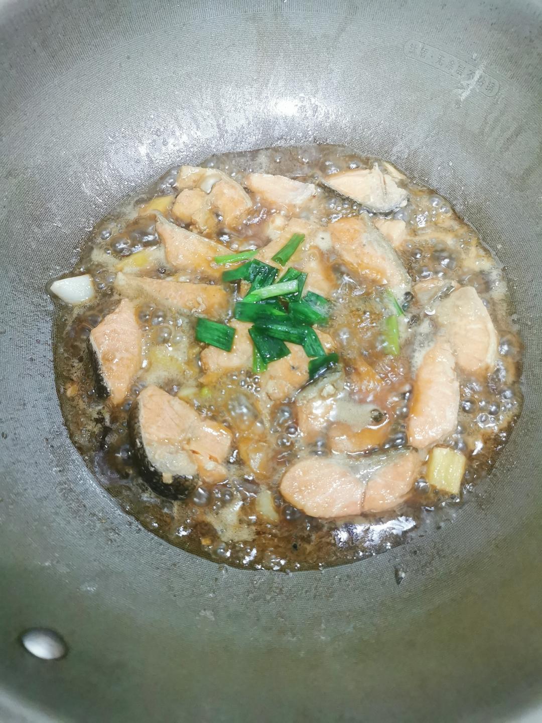 超下饭的姜葱三文鱼