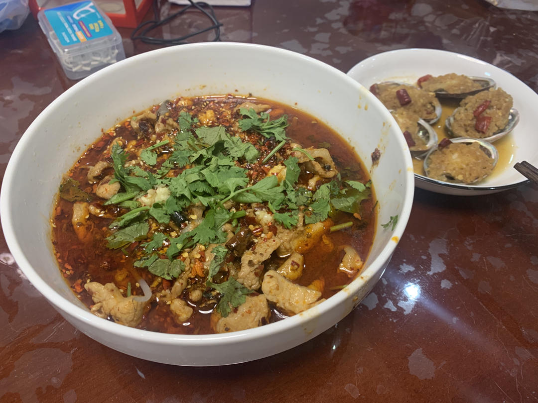 〈水煮肉片〉，调料包版。欣小厨 😉
