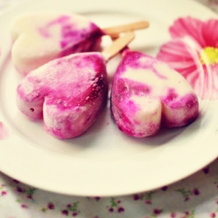 火龙果酸奶冰棍