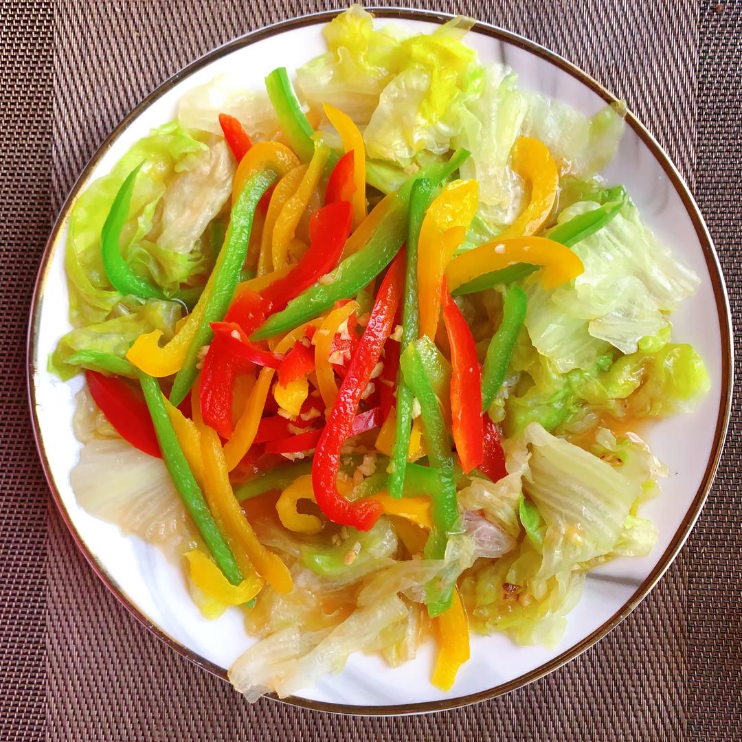 减肥快手菜-三丝生菜的做法