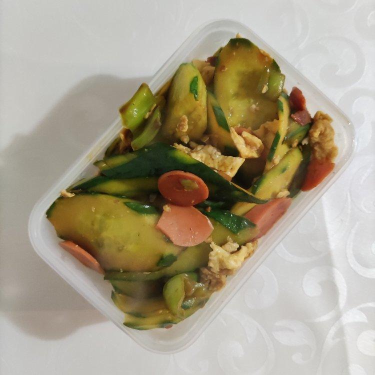 零失败🔥巨好吃又下饭的青椒火腿肠炒鸡蛋🔥