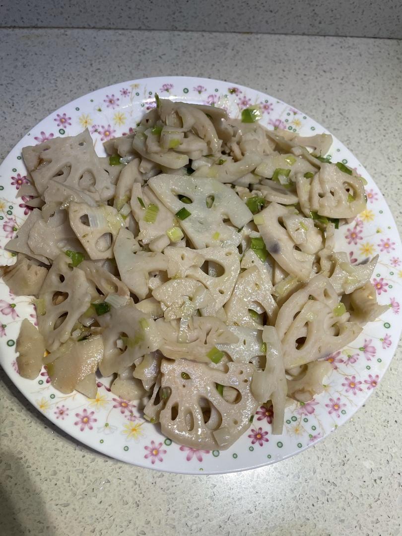 清炒藕片