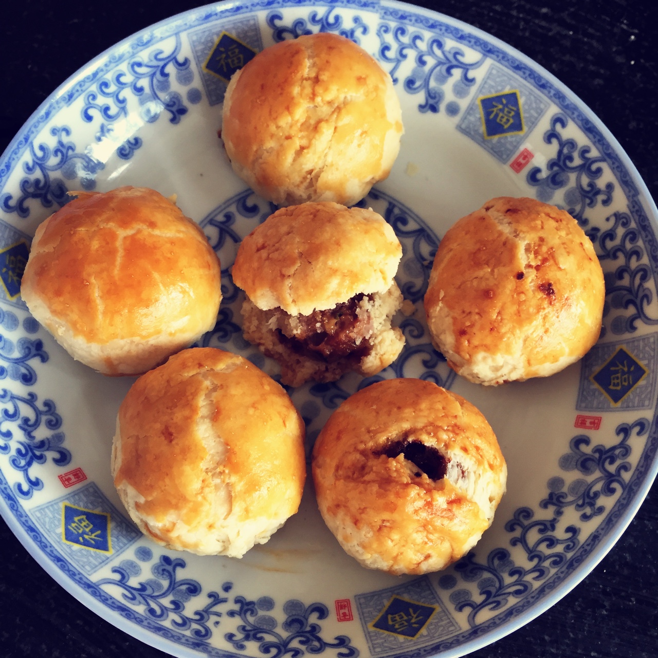 泳式鲜肉榨菜月饼