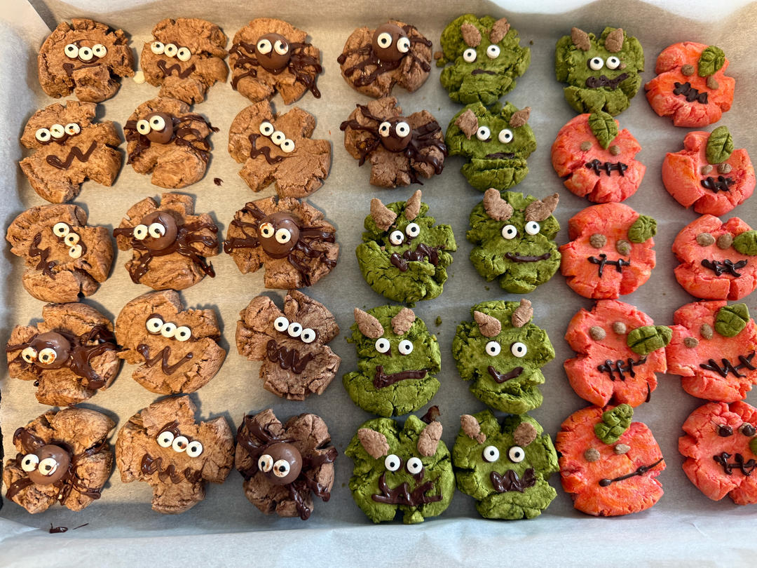 万圣节必学🔥玛格丽特饼干‼️简易版做法👍