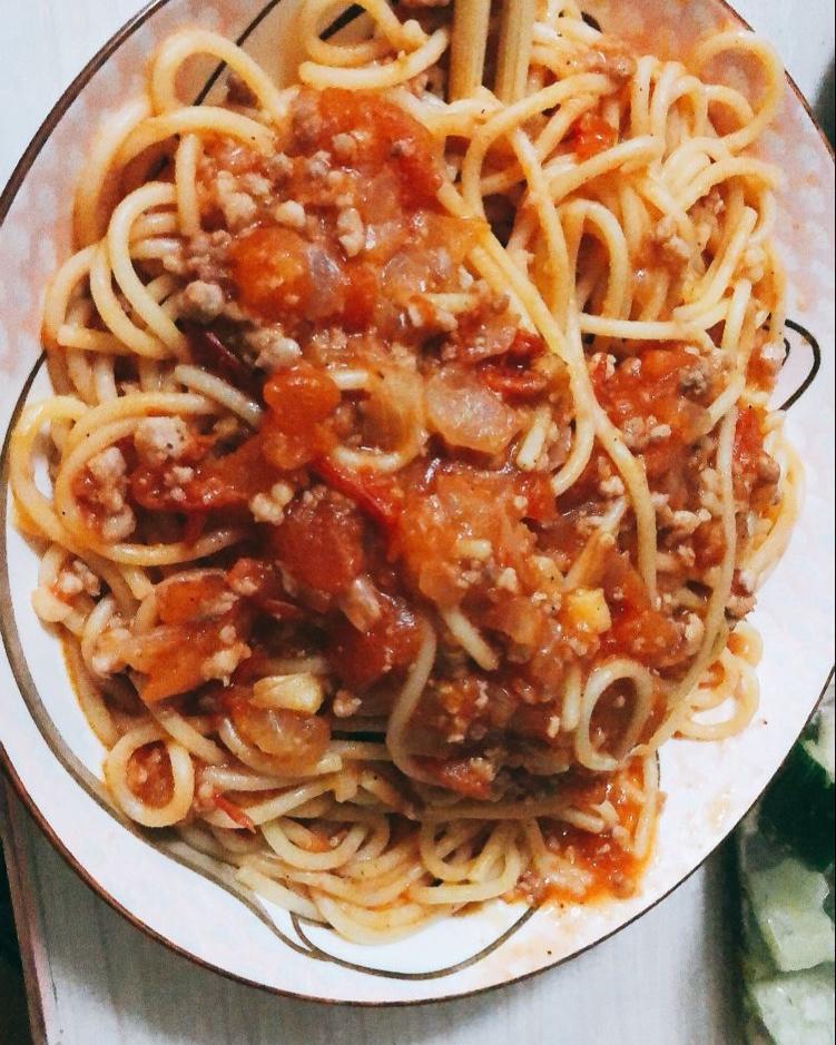 番茄肉酱意大利面